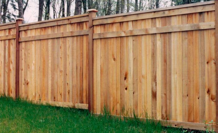 Cedar Fence Installation | Economy Fence Center