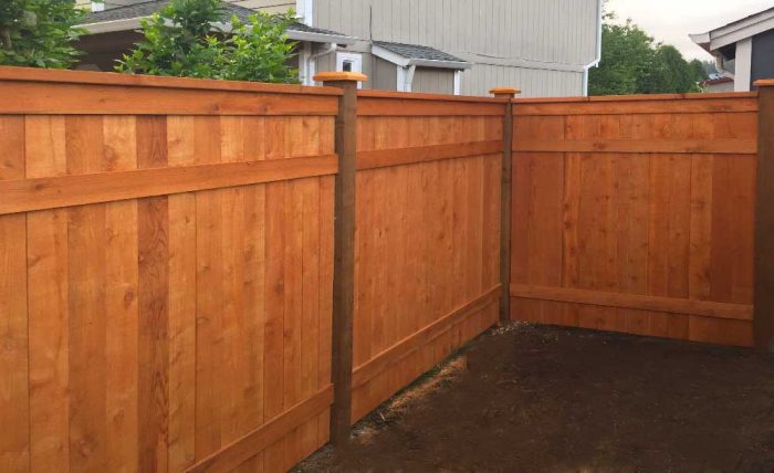 Cedar Fence Installation | Economy Fence Center