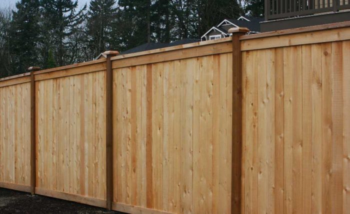 Cedar Fence Installation | Economy Fence Center